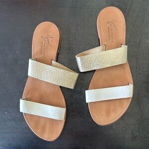 Joie “a la plage” lather strap sandals